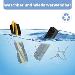 14 stuks accessoires voor Ecovacs Deebot N8 / N8+ / N8 Pro / N8 Pro+ / T9 / T9+ / N10+, OZMO 950/920 / T8 / T8+ / T8 AIVI / T8 AIVI+ / T8 MAX, 1 hoofdborstel, 4 filters, 8 zijborstels, — thumbnail 3