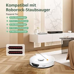 Allecto Premium - Vervangende reinigingsborstels voor Roborock stofzuigers - Set van 2 borstels - Geschikt voor dweilen en docken — thumbnail 4