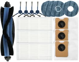 Geschikt voor Eufy Robotstofzuiger Omni C20 - Vervangingsset verbruiksartikelen - Vervangingsonderdelen Kit - Accessoires geschikt voor Eufy Robotstofzuiger Omni C20 Robotstofzuiger - Vervangingszijborstels - Dweil - Doek - Filter — thumbnail 1