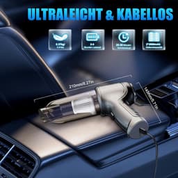 Lexium Kruimeldief snoerloos – Kruimeldief met steel – Nat&Droog – Handstofzuiger – Extreme zuigkracht – Kruimeldief snoerloos – Kruimelzuiger – Jouw ultieme schoonmaakpartner – Kruimelzuiger – Autostofzuiger – Handstofzuiger - Draadloos — thumbnail 2