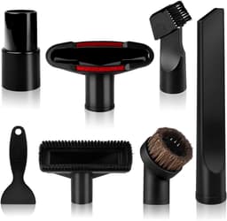 Allecto Premium - Set van 7 Universele Stofzuigeropzetstukken - 2-in-1 Zuigkop - Stofzuigeraccessoires met Lange Platte Kop - 32-35 mm - Voor Alle Stofzuigers — thumbnail 1
