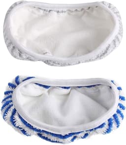 Geschikt voor 2 stuks vervangende dweilpads voor Rowenta Clean & Steam ZR005801/RY7/RY8- microvezeldoeken- herbruikbare dweilpad voor het reinigen en wrijven van vloeren (blauw en grijs - 2 stuks)-Stofzuigeraccessoires — thumbnail 1
