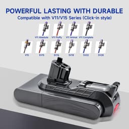 3960mAh Batterij voor Dyson V11/V15 Stofzuiger — thumbnail 5