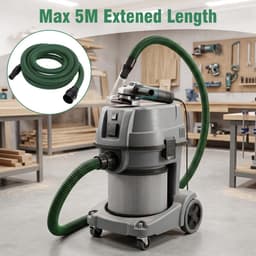 Casalora® Stofafzuigslang van 5 m voor Festool CT 26/36/48, CT 15/25, CT Mini en CT MIDI vanaf 2019 – EVA-zuigslang — thumbnail 5