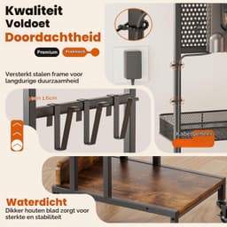 Stofzuigerstandaard - N-vormig - Met accessoirehouder — thumbnail 3