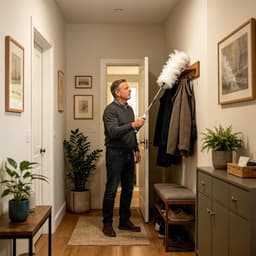 Elektrische Plumeau - Draaibare Stofwisser - Hoge Oppervlakken Reinigen - 360 Graden Draaibaar - Uittrekbaar - Uniek — thumbnail 3