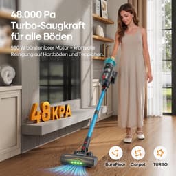 Draadloze Stofzuiger - Handstofzuiger - Snel Schoonmaken - Krachtige Zuigkracht - 1.8 Liter - Paars — thumbnail 3