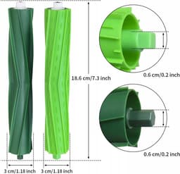 AreoSe - Rolborstelset voor iRobot Roomba E5 E6 E7 I7 fi3+ i4+ i6+ i8+ j7+ - 4 stuks — thumbnail 5