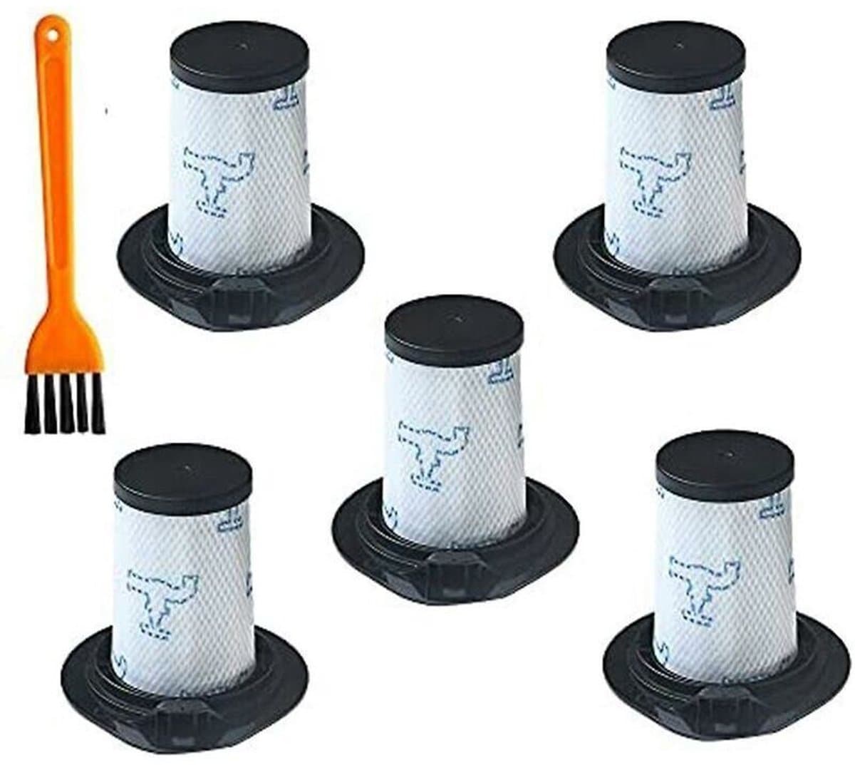 geschikt voor Rowenta Air Force 460 geïntegreerde RH92XX filters (5 stuks) — afbeelding 1
