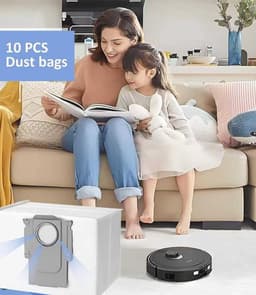 10 stuks stofzakken voor Roborock S8+, S8 Pro Ultra, S7 MaxV Ultra, S7 Pro Ultra, Q7+, Q7 Max+, Q8 Max+, Q5 Pro+ - Stofzuigerzakken, stoffilterzakken, stofzakken robotstofzuiger - vervangende zakken, accessoireset — thumbnail 4