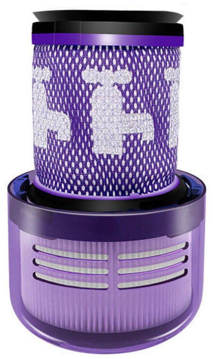 Vervangend HEPA-filter geschikt voor Dyson V12 Detect Slim, stofzuigerfilter geschikt voor Dyson V12 Slim Absolute Extra/Total Clean/Fluffy draadloze stofzuiger, 971517-01 — afbeelding 1