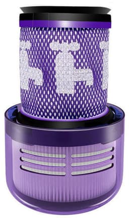 Vervangend HEPA-filter geschikt voor Dyson V12 Detect Slim, stofzuigerfilter geschikt voor Dyson V12 Slim Absolute Extra/Total Clean/Fluffy draadloze stofzuiger, 971517-01 — thumbnail 1