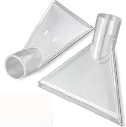 SSTRWGOOD 2 Stuks Mondstukken voor Stofzuigers - Nassauger Polsterdüse - Binnen-Ø 38mm Buiten-Ø 45mm - Makkelijk Schoon Te Maken - Geschikt voor Meubelreiniging - Kunststof - Zonder Extra Accessoires — thumbnail 1