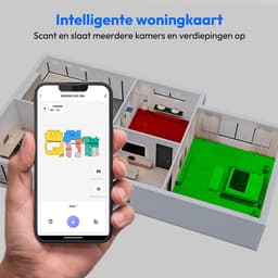MEDION Robotstofzuiger met 3-in-1 afzuigstation, lasernavigatie en dweilfunctie X55 SW+ (10.000 Pa zuigkracht, roterende moppen, kruislasertechniek) — thumbnail 5
