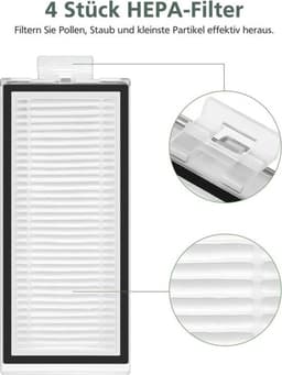 Filter Hepa geschikt voor Xiaomi Roborock Q7/Q7+/Q7 MAX/Q7 MAX +/Q8 Max/ Q8 Max+/ Q5 Pro/ Q5 Pro+/T8 Robot Stofzuiger Vervanging Reserve Accessoires - 4 stuks — thumbnail 2