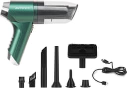 Accu-handstofzuiger 13-delig draadloos 3-in-1 mini-autostofzuiger - voor auto - keuken - toetsenbord - dierenharen - vacuümpomp - blazer — thumbnail 1