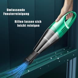Krachtige draadloze accu handstofzuiger - 120 W, autostofzuiger voor banken, matrassen en ramen — thumbnail 4
