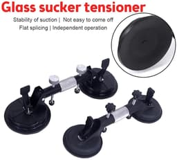 Zuignappen voor glas - Vacuüm lifter - Materiaal verplaatsen - Hoge zuigkracht - 150KG - Zilver — thumbnail 3