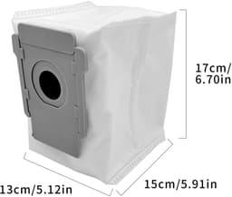 Dailygoods- Stofzuigerzakken 6 Stuks - Compatibel met iRobot Roomba i7/i3/i6+/i8+/S9+ - Automatische Vuilafvoerzakken - Clean Base - Eenvoudige Vervanging — thumbnail 4