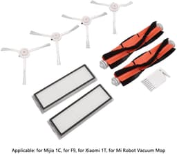 Dailygoods - Borstel Filters Witte Platte Kam Kit - Vervangende Hulpstukken - Geschikt voor Mijia 1C - Robot Stofzuiger Accessoires - Efficiënt en Com... — thumbnail 2