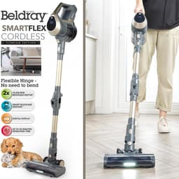 Draadloze Steelstofzuiger - Flexibele Stofzuiger - Huis Schoonmaken - Intelligente Sensor - 1 Liter Tank - Zwart — thumbnail 4