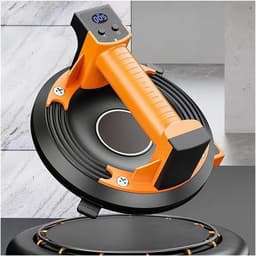 Vacuüm Zuignap - Glaslifter Zuiger - Materiaal Verplaatsen - Krachtige Borstelloze Motor - 20cm Diameter - Zwart Oranje — thumbnail 1