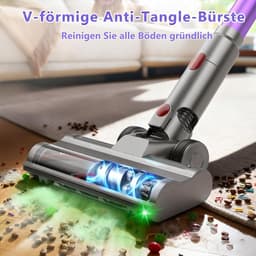 Draadloze 4-in-1 Steelstofzuiger met LED-display en Anti-Viltborstel — thumbnail 5