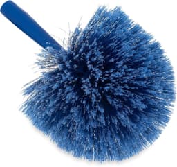 Ronde Stoffer - Zachte Borstels - Stof Vangen - Afgeronde Vorm - 178 cm Diameter - Blauw — thumbnail 1