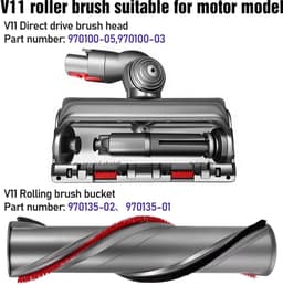 Allecto - Brushroll Brushbar Montage - Dyson V11 Onderdelen - Hoogwaardige kwaliteit - Dierenharenverzameling - Perfect voor harde vloeren - Voor D... — thumbnail 4