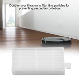 Dailygoods- HEPA Filter Vervangingen - 10 Stuks - Dubbellaagse Filtratie - Glasvezel Filters - Compatibel met V1/V5 Robotstofzuiger - Afmetingen 4,2x8,2x1,5 cm - Stofzuigerfilter — thumbnail 3