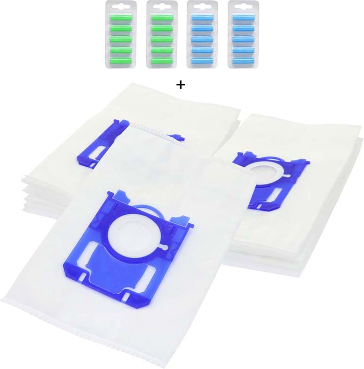 Propex Parts Stofzuigerzakken - Geschikt voor Philips S-Bag 3-D - 20 stuks + 20 geurstaafjes — afbeelding 1