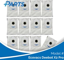 Ecovacs Deebot X2 Pro Stofzakken (12 Stuks, Plus.Parts® alternatief voor DDB030025) — thumbnail 1