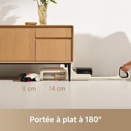 Draadloze Mix Stofzuiger voor Droge en Nat Reiniging met 180° Bereik en 18k Pa Zuigkracht — thumbnail 5