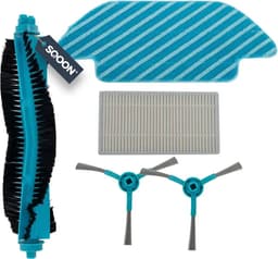 SQOON® Onderhoudsset Geschikt voor Cecotec Conga 4090 / 4490 / 4690 / 5090 / 5490 / 6090 / 7090 Serie – 5-delig — thumbnail 2