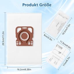 16 stuks stofzuigerzakken - geschikt voor stofzuigerzakken miele Hoover Pure CO - stofzuigerzakken geschikt voor Guard M1 S8380 Flex Parquet Silence Performance Cat & Dog-serie - geschikt voor Miele TU Guard S1 L1 M1 /CO — thumbnail 4