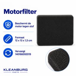 Kleanburg Onderhoudsset geschikt voor AEG en Electrolux AB71, EB71, PD82, VX82 en VX83 - 10 Sbag Stofzuigerzakken - 1 Hepafilter + 1 Motorfilter — thumbnail 2