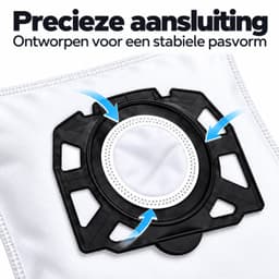 Montzys® Stofzuigerzakken Geschikt voor Kärcher WD3 & WD2 Plus - 10 Stuks - Stofzuiger Zakken - Geschikt voor Karcher Nat- en Droogzuiger — thumbnail 4