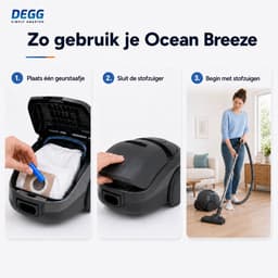 DEGG® – Geurstaafjes voor Stofzuiger – Ocean Breeze – Verfrist tijdens het Stofzuigen – 5 Stuks — thumbnail 2