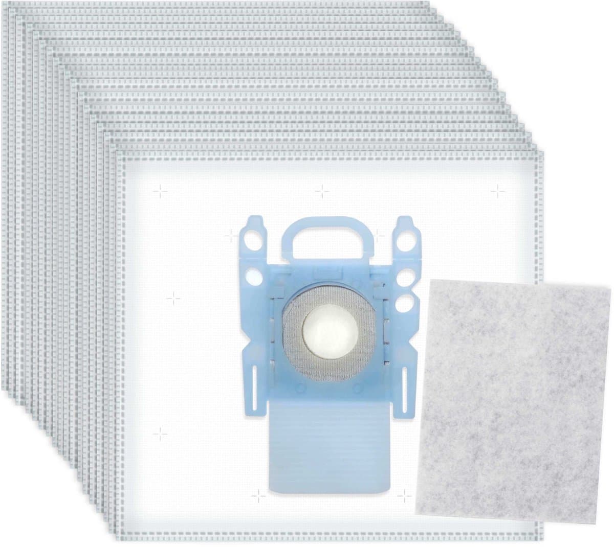 20x Dparts PRO stofzakken geschikt voor Bosch & Siemens G-ALL - Serie 8, 6, 5, 2 stofzuigerzakken - Q8.0 Q5.0 Q4.0 Q3.0 Z7.0 Z5.0 Z4.0 Z3.0 Z2.0 - stofzuigzak si52 - Move On - Pro Silence, Animal, Hygienic - Ingenius - Free'e - Logo - bbz41fgall — afbeelding 1