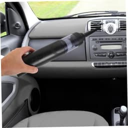 Handstofzuiger Draadloos - Draagbare Stofzuiger Auto - Auto Interieur Reinigen - Hoge Zuigkracht Nat Droog - 27 cm - Zwart — thumbnail 2