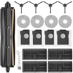 Accessoireset voor Dreame L40 Ultra AE/L10s Ultra Gen 2/L10s Pro Ultra Heat/X30 Ultra/Mova E30 Ultra, 1 TriCut-hoofdborstel, 4 stofzakken, 4 zijborstels, 4 filters, 4 dweilen — thumbnail 1