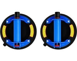 Vacuümzuignap - Glazen lifter - Zware objecten tillen - Verbeterde adsorptie - 8 inch - Zwart