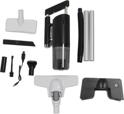 Draadloze Handstofzuiger - Kruimeldief Nat Droog - Auto Huis Kantoor - Veelzijdige Reiniging - 60W 7.4V - Zwart — thumbnail 2