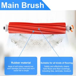 Solidchoice- Accessoirekit Hoogwaardige Onderdelen - Hoofdborstel - HEPA Filters - Mop Pads - Zijborstels - Stofzakken - Compatibel met Roborock Qrevo S/Pro/MaxV/Plus - Robotstofzuigeronderdelen — thumbnail 5