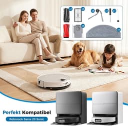 Dailygoods- Accessoires 27 Stuks - Hoofdborstel/Filters/Stofzakken - Dweilpads/Zijborstels - Onderhoudsborstel/Reinigingsborstel - Perfecte Compatibiliteit - Robotstofzuiger — thumbnail 3