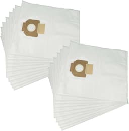 vhbw 20x stofzakken, compatibel met de Nilfisk Alto Attix 33-2L IC, Attix 33-2M PC, Attix 30-21 PC en Attix 33-01 IC stofzuigers - 49,2 cm x 37,5 cm, wit — thumbnail 4
