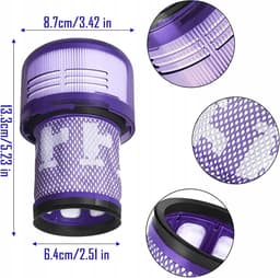 AreoSe - HEPA-filter voor Dyson V12 Detect Slim Absolute HEPA - 3 stuks — thumbnail 5