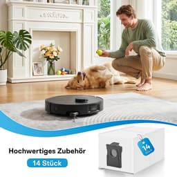 Stofzuigerzakken 14 Pack - 5 liter grote capaciteit - Geschikt voor Dreame D20 Pro Plus/D20 Plus - SnelShoppen — thumbnail 4