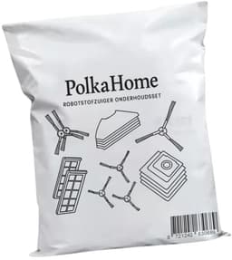 PolkaHome® Hoofdborstel geschikt voor Dreame Robotstofzuigers – 2 Stuks – Rubberen V-vormige Rolborstel – Geschikt voor X40, L40 en L10s Serie — thumbnail 4