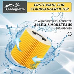 2 filter cartridges for Kärcher Premium WD3 WD2 MV2 MV3 WD 3P, WD 3.200, WD 3.500 P, SE 4001, SE 4002, A2054, A2004 - ShopVlot — thumbnail 4